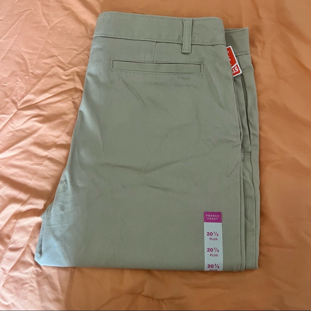 French Toast Girls' Stretch Twill Skinny Leg Pant Size 20 1/2 plus